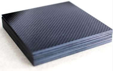 High Stiffness CNC Round Carbon Fiber Sheets 30mm Thick Plain Matte Finished