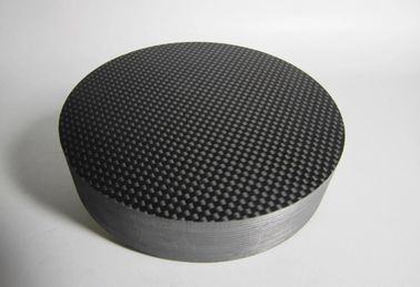 High Stiffness CNC Round Carbon Fiber Sheets 30mm Thick Plain Matte Finished