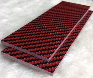 Colorful Carbon Fiber Products Aramid Kevlar Composite Plate For Racing Chassis