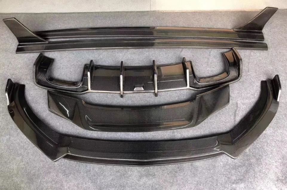 High Strength Carbon Fiber Auto Parts Front Rear Surround Of Racing Car