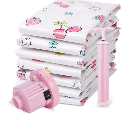 Zipper Sealed 7um Vacuum Storage Compression Bag