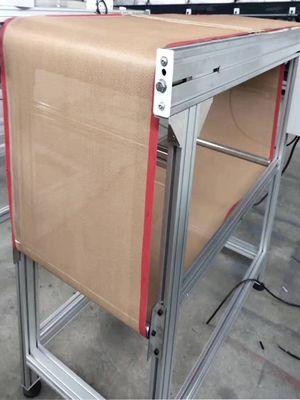 10*10mm E Fiber Glass Ptfe Mesh Conveyor Belt